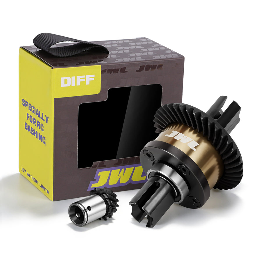 JWL 39T Full Metal Front/Rear Differential with 13T Input Spiral Gear for ARRMA 8S Series