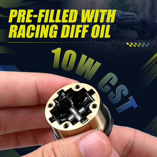 JWL 39T Full Metal Front/Rear Differential with 13T Input Spiral Gear for ARRMA 8S Series
