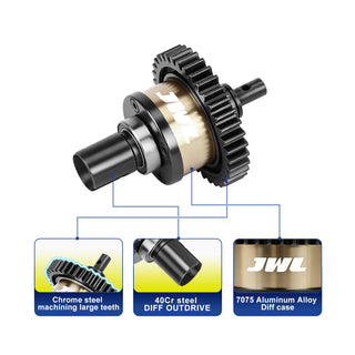 JWL 36T Full Metal Center Differential for LOSI BAJA REY Series Upgrades