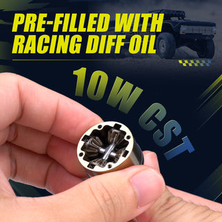 JWL 40T Front Differential with 14T Input Spiral Gear for LOSI BAJA REY Series
