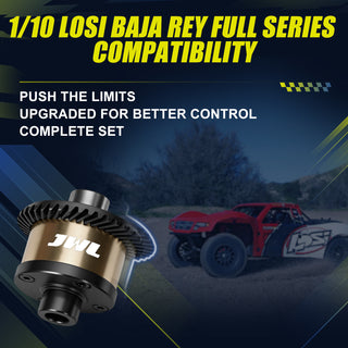 JWL 40T Rear Differential with 14T Input Spiral Gear for LOSI BAJA REY Series
