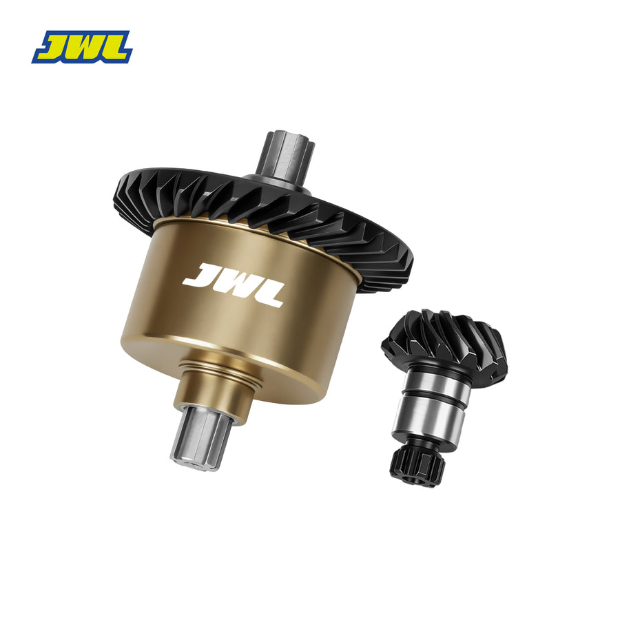 JWL 37T Full Metal Front/Rear Differential with 13T Input Spiral Gear for ARRMA 1/10 3S Series