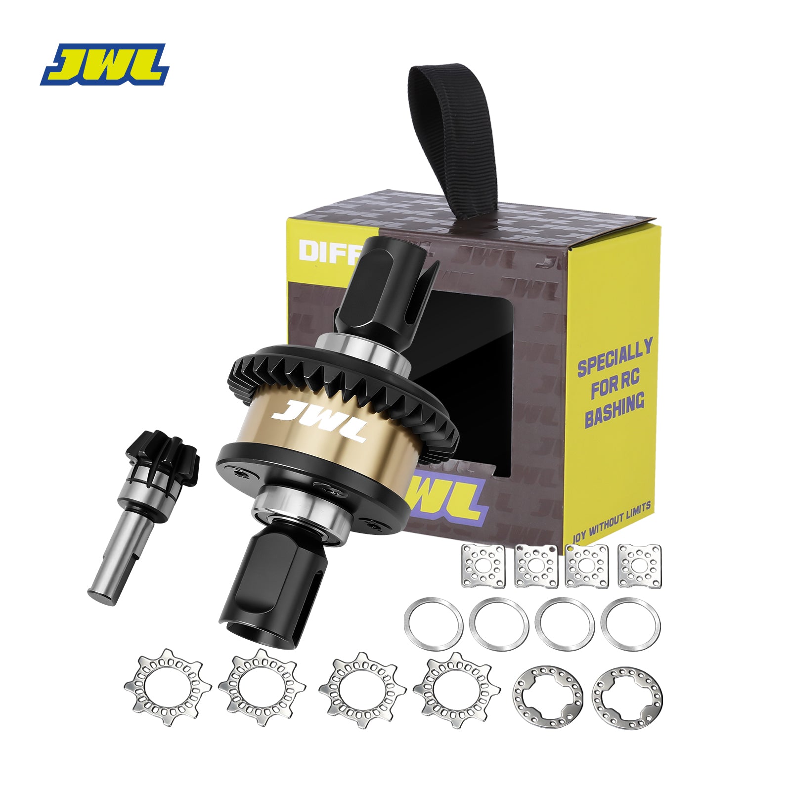 JWL 35T Front/Rear Differential with 8T Input Gear for ARRMA 6S Series Upgrades Parts