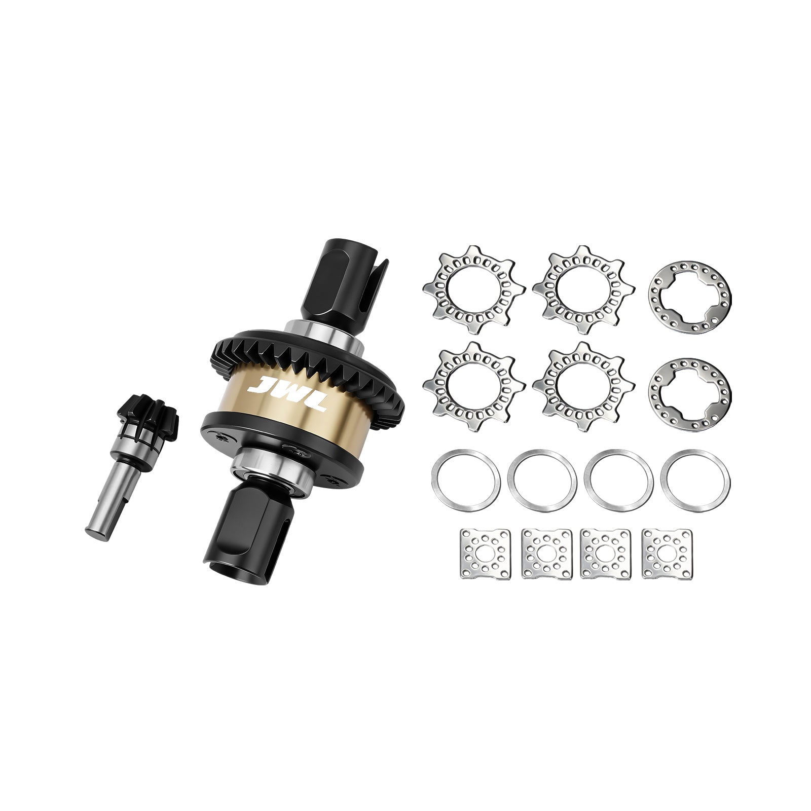 JWL 35T Front/Rear Differential with 8T Input Gear for ARRMA 6S Series Upgrades Parts