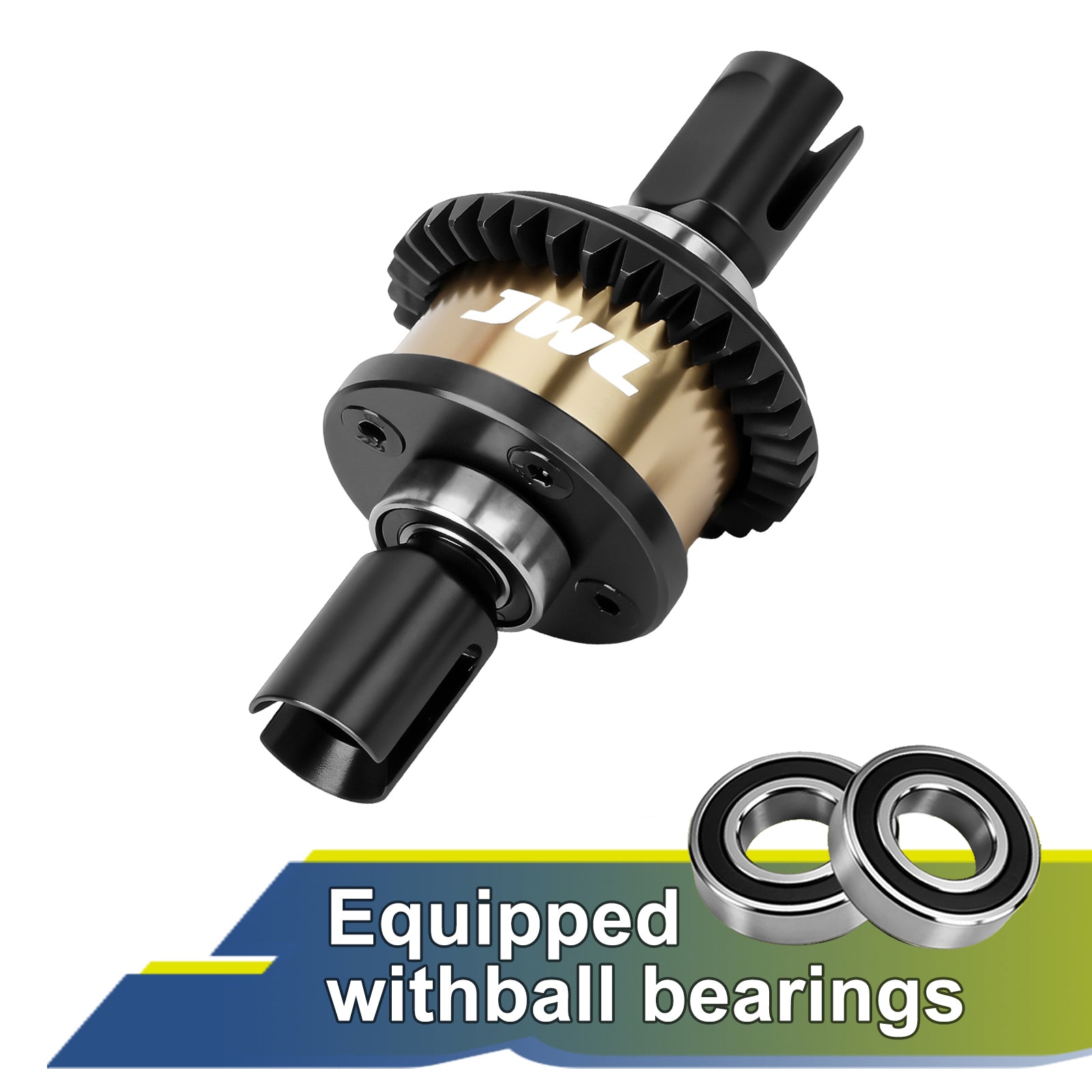 JWL 35T Front/Rear Differential with 8T Input Gear for ARRMA 6S Series Upgrades Parts