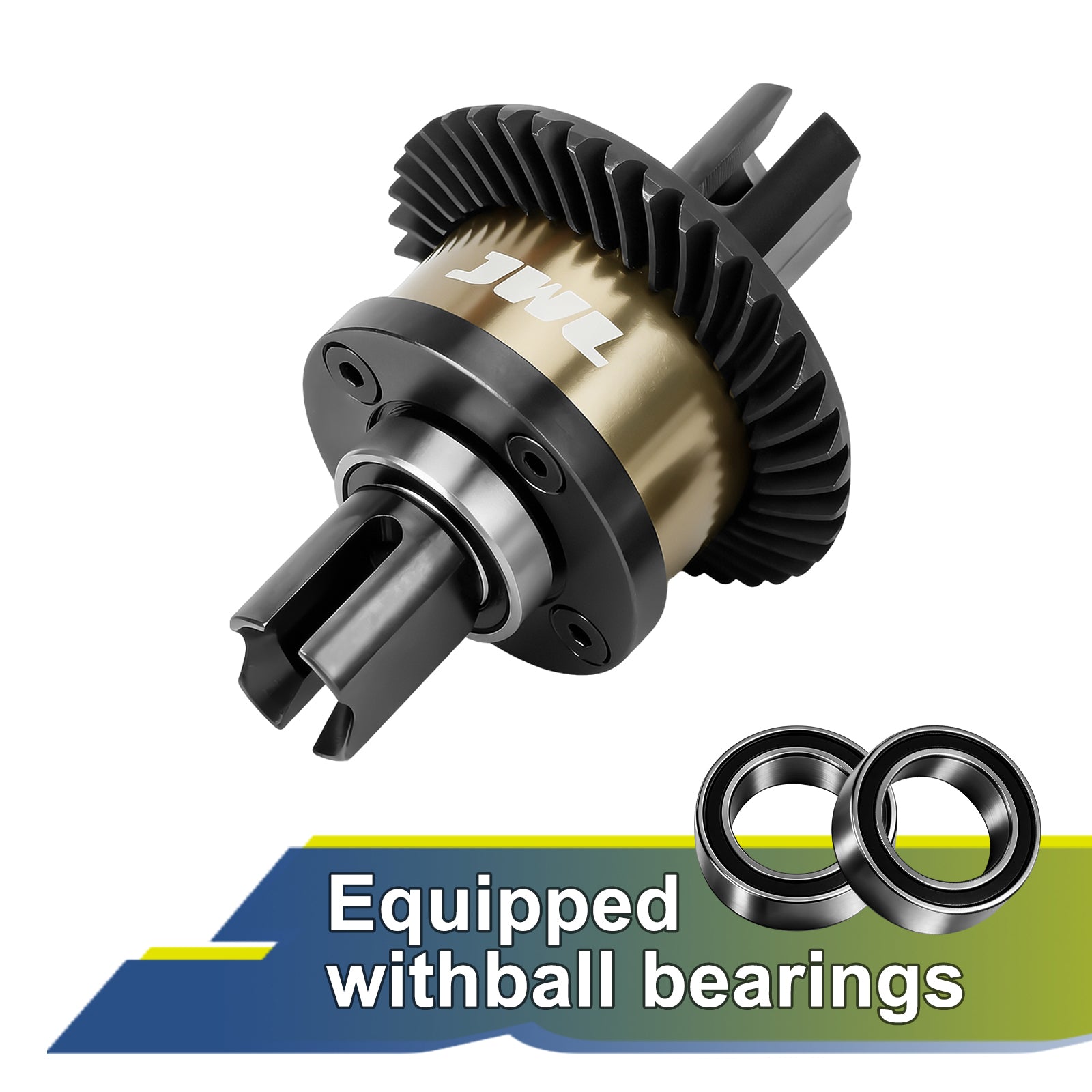 JWL 39T Full Metal Front/Rear Differential with 13T Input Spiral Gear for ARRMA 8S Series