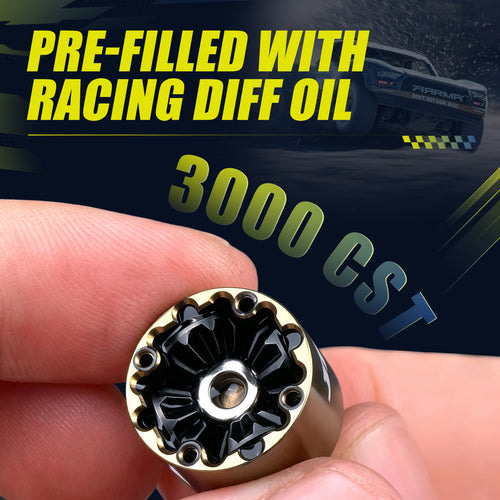 JWL 30T Front Differential with 12T Input Gear for ARRMA GROM Series