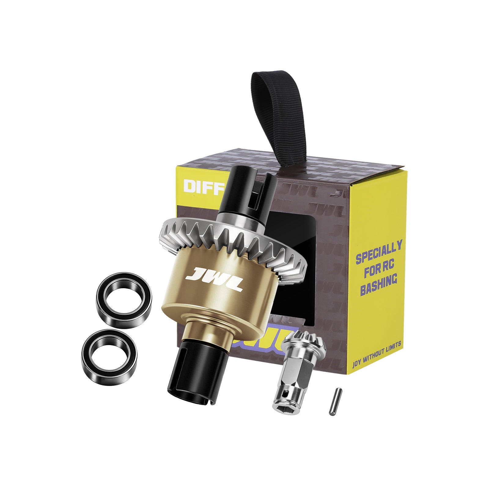 JWL 30T Rear Differential with 12T Input Gear for ARRMA GROM Series