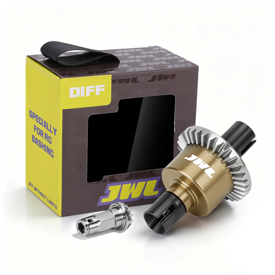 JWL 30T Rear Differential with 12T Input Gear for ARRMA GROM Series