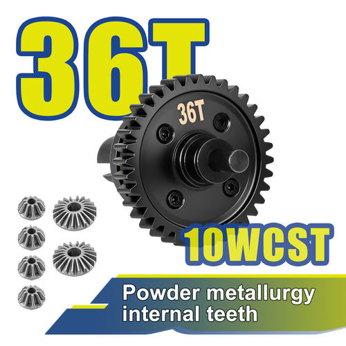 JWL 36T Full Metal Center Differential for LOSI BAJA REY Series Upgrades