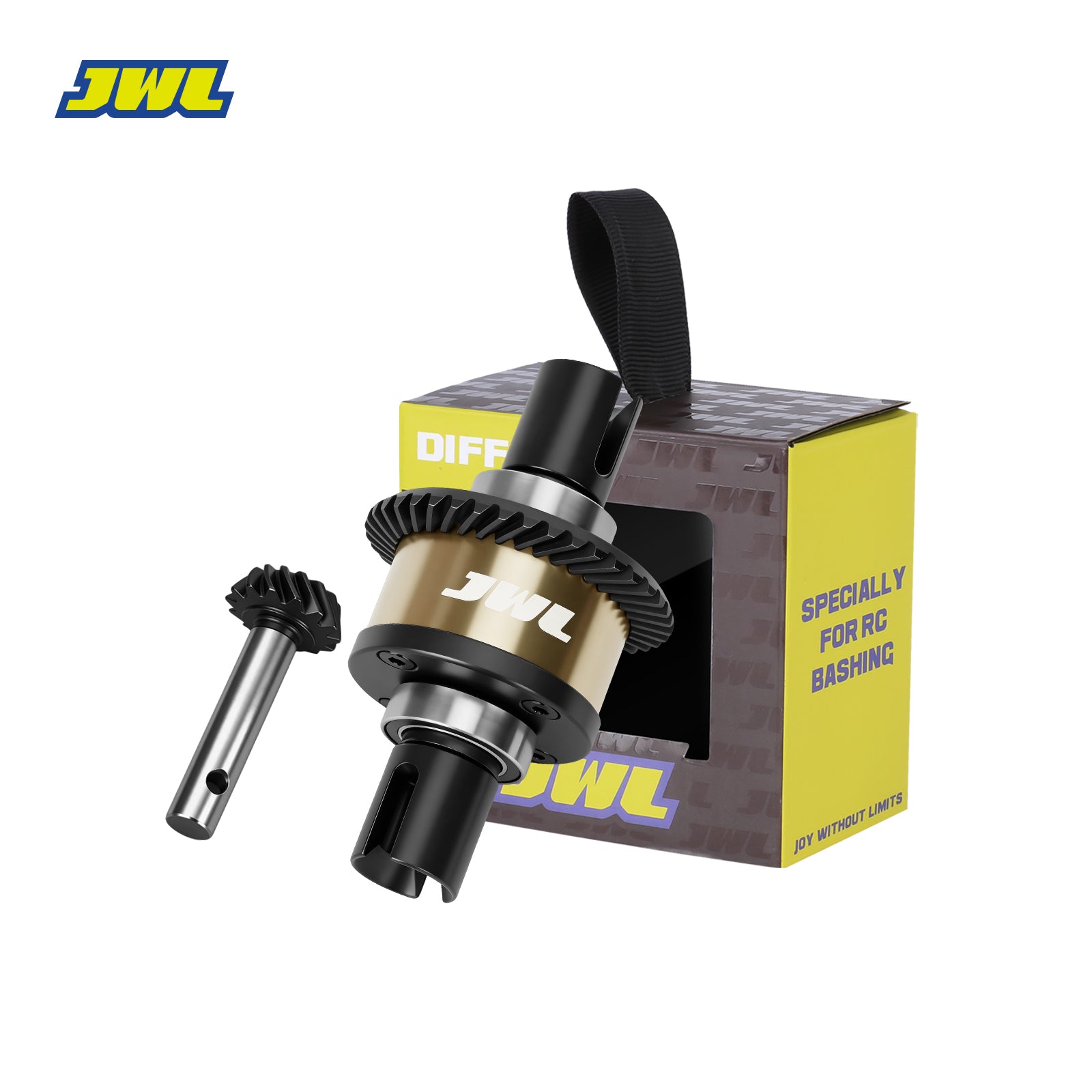 JWL 40T Front Differential with 14T Input Spiral Gear for LOSI BAJA REY Series