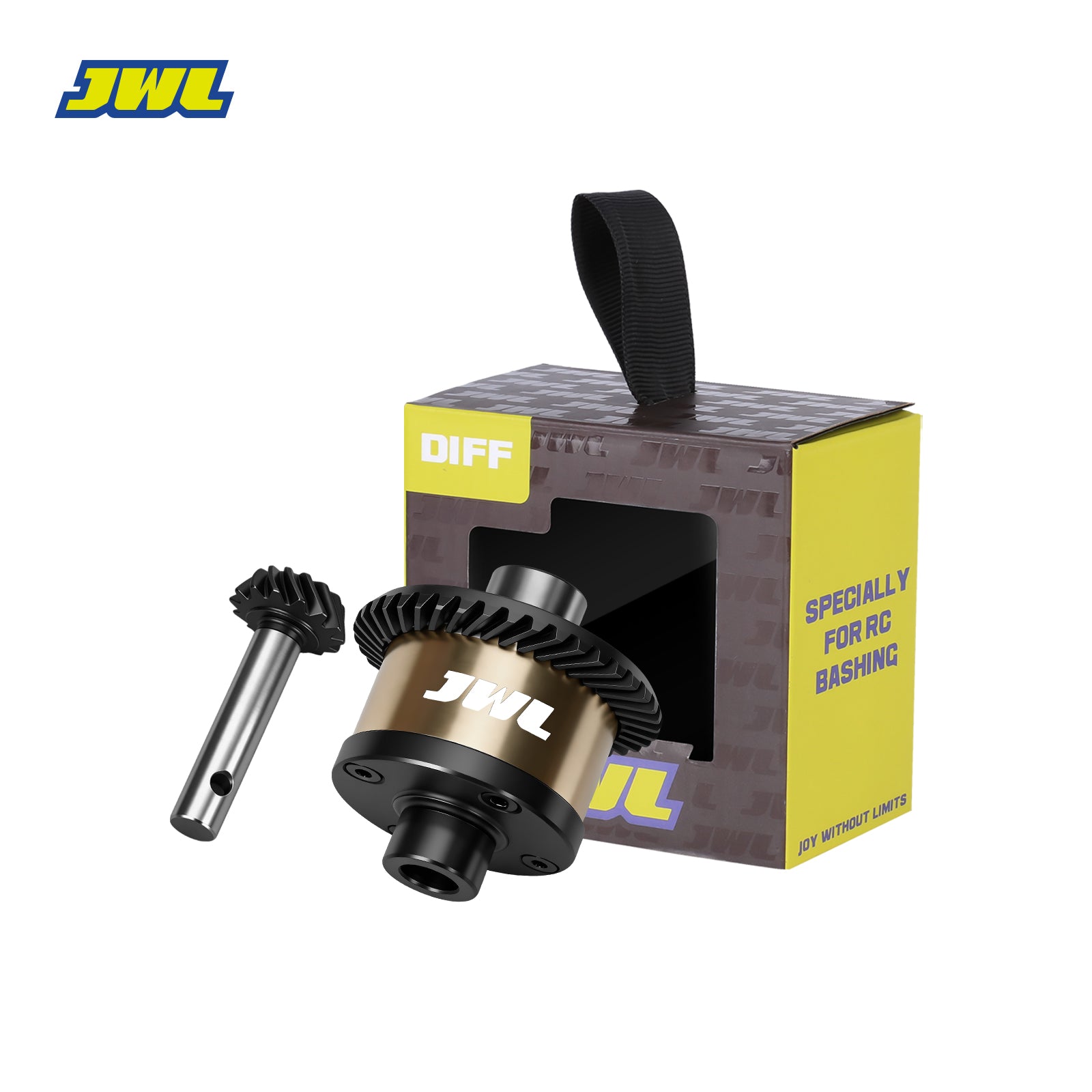 JWL 40T Rear Differential with 14T Input Spiral Gear for LOSI BAJA REY Series