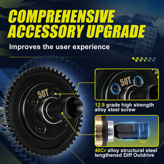 JWL 50T 10WCST Center Differential for ARRMA 6S Series Upgrades Parts
