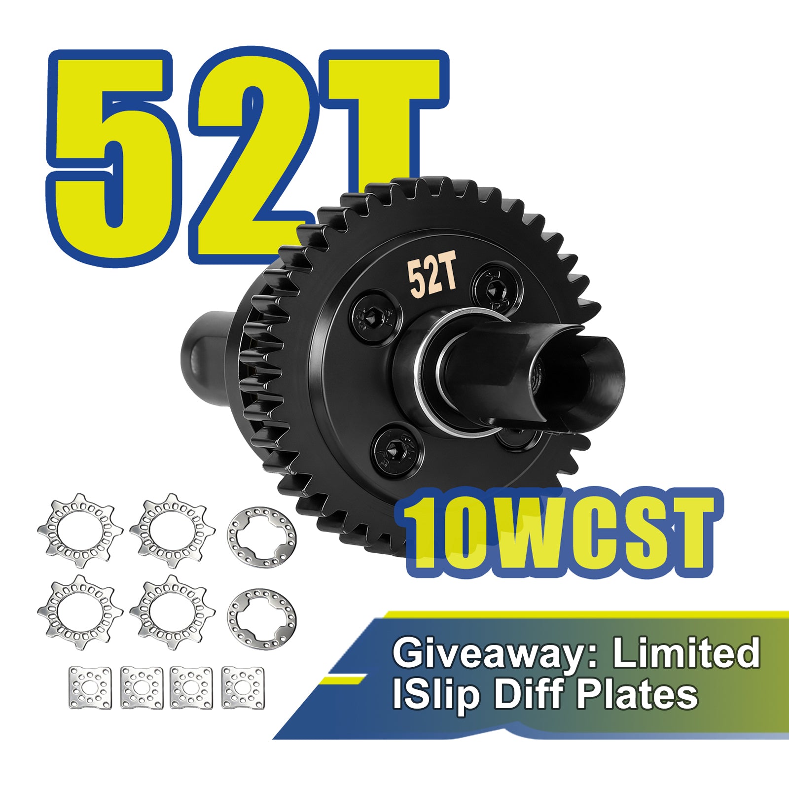 JWL 52T 10WCST Center Differential for ARRMA 6S Series Upgrades Parts